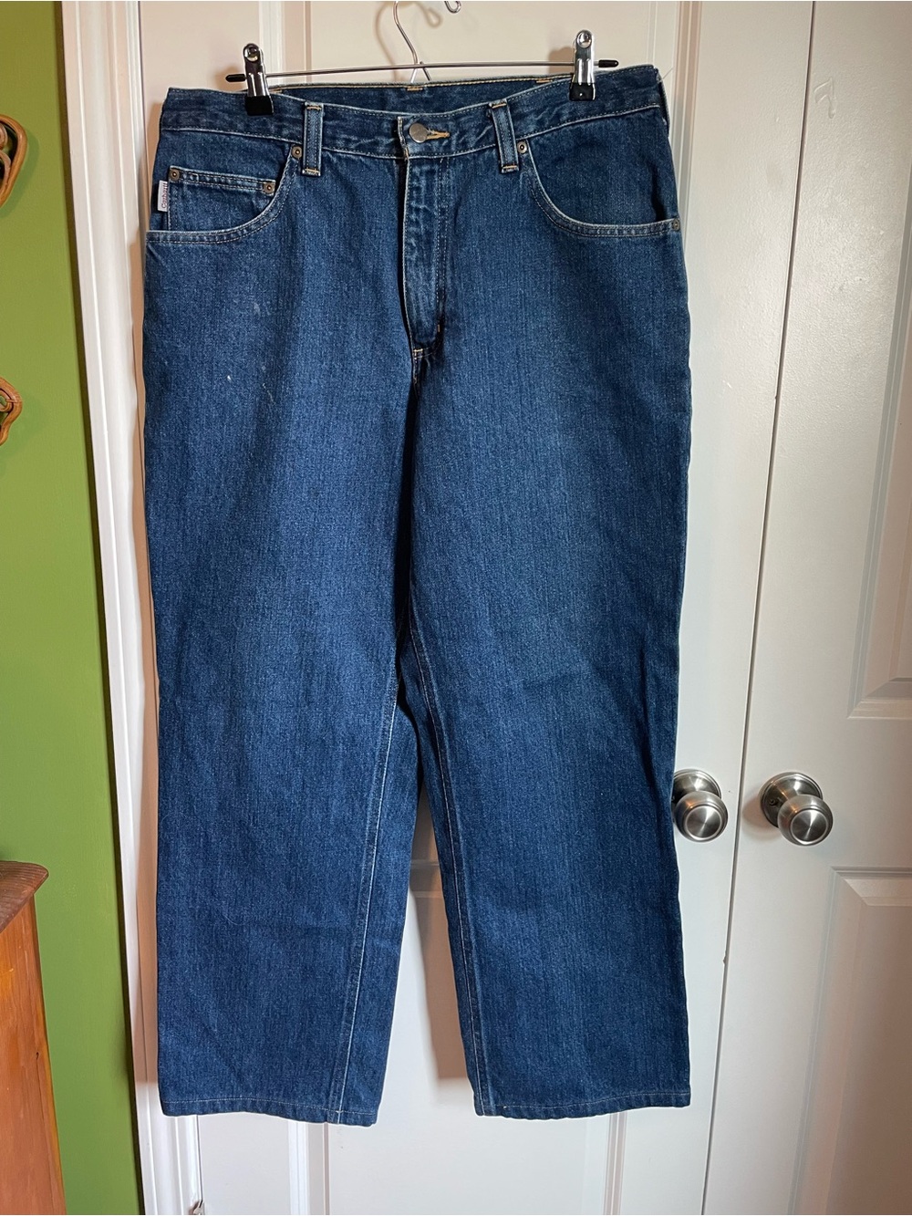 Carhartt Medium Wash Relaxed Fit Jeans Designed for Rental 34/36